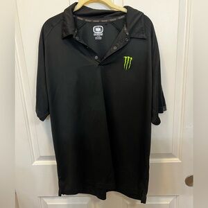 $30 MONSTER POLO SHIRT. SIZE XL. $30 IF BUNDLED